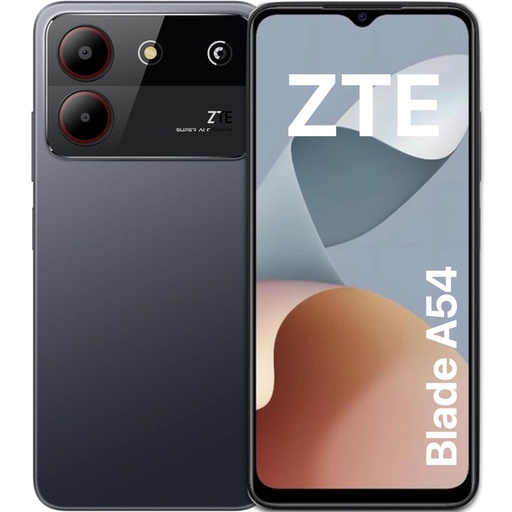 [4040102586] ZTE Blade A54 6,6" HD+ 4GB 64GB Doble Cámara y Lector de Huella Grey