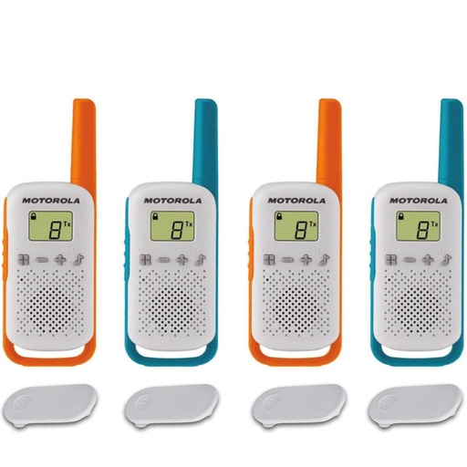 [4040200172] Motorola T42 Quad Pack Multicolor Pack de 4 unidades