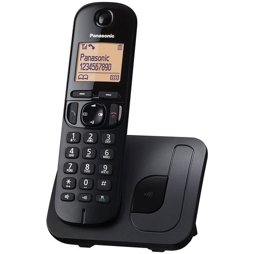 [4040200155] Panasonic KX-TGC210SPB Teléfono inalámbrico DECT Negro