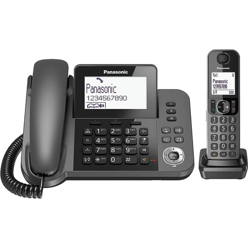 [4040200178] Panasonic KX-TGF310EXM Teléfono Fijo + Inalámbrico 2-1