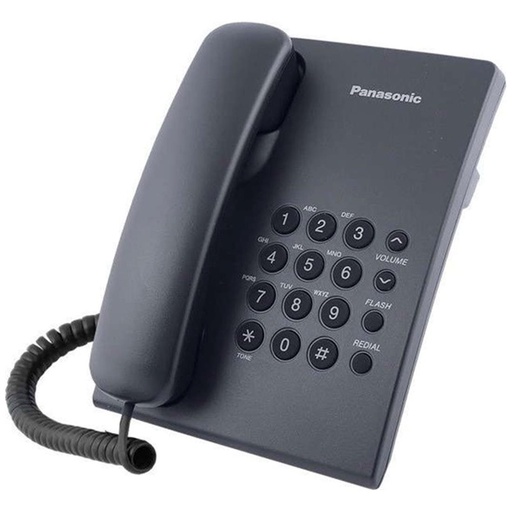 [4040200166] Panasonic KX-TS500EXB Teléfono Sobremesa Negro