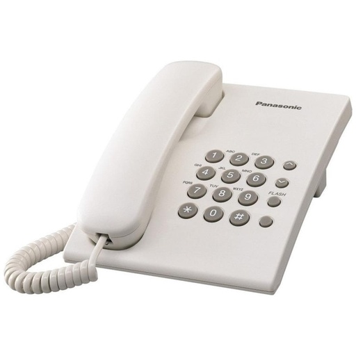 [4040200167] Panasonic KX-TS500EXW Teléfono Sobremesa Blanco