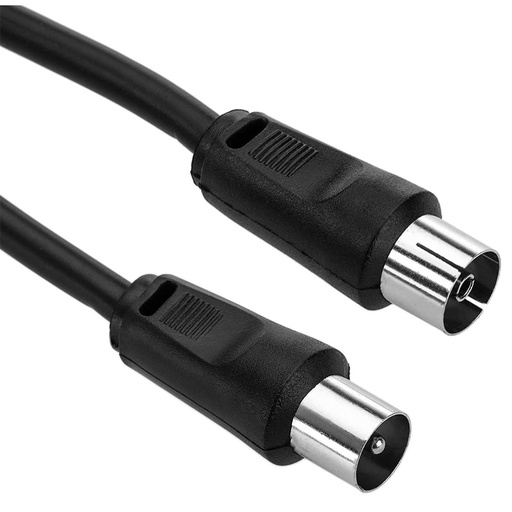 [4030400270] Genérico Cable prolongador de antena de TV 1.5 m negro