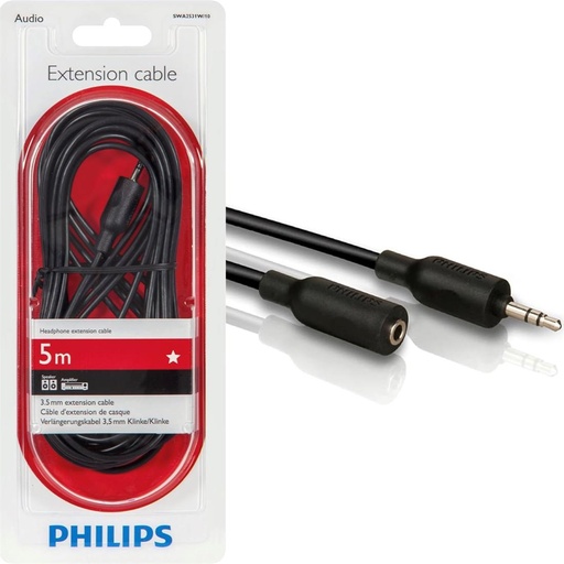 [4050300045] Philips SWA2531W/10 Cable Audio Jack a Jack 5 metros