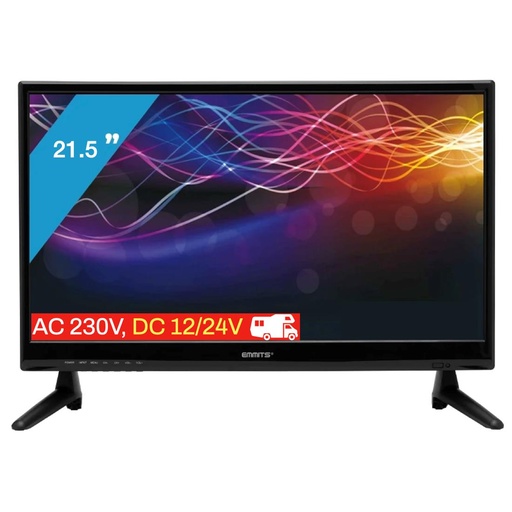 [4050100283] Televisor 21.5" Emmits D-Led Dvb-T2 [12 Voltios]