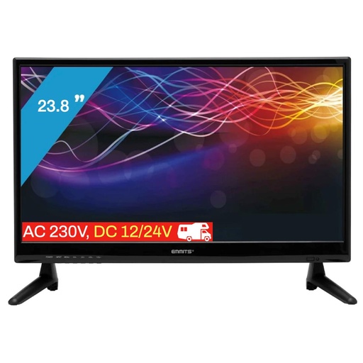 [4050100284] Televisor 23.8" Emmits D-Led Dvb-T2 [12 Voltios]