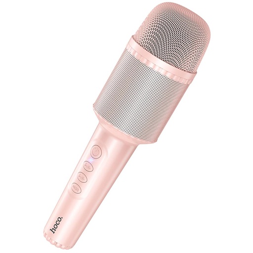 [4010201554] Hoco DBK1 Micrófono Karaoke con Altavoz Bluetooth - Rosa