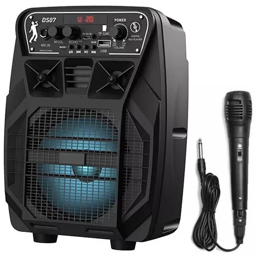 [4010201429] Hoco DS07 Force Altavoz Bluetooth USB 10W Negro