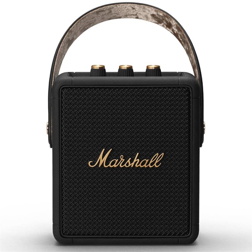 [4010201455] Marshall Stockwell II Altavoz Bluetooth Negro y Latón