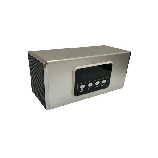 [4010200129] SOUND BOX AF-07 ALTAVOZ MP3 USB/MICRO SD PLATA