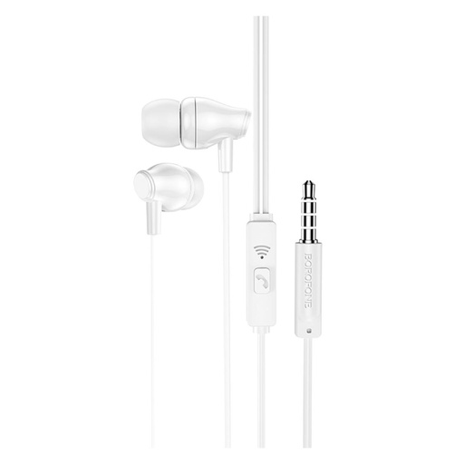 [4010101416] Borofone BM61 Auricular Wanderer 3.5mm con Micro Blanco