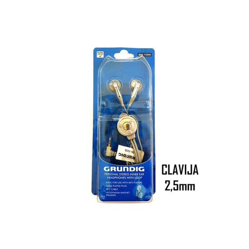 [4010100069] GRUNDIG GHI-1525 AURICULAR CLAVIJA 2.5MM