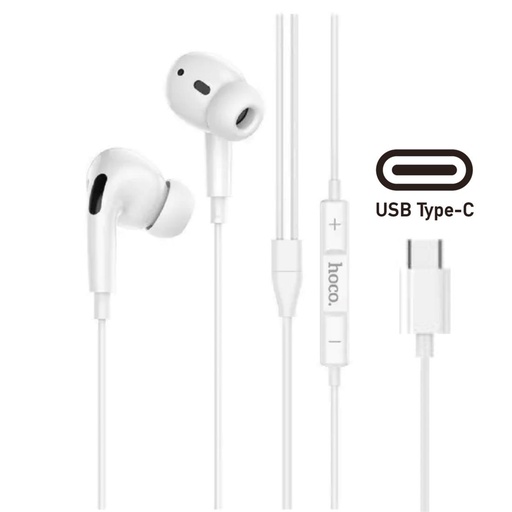 [4010102342] Hoco M83 Auricular USB-C Digital Blanco