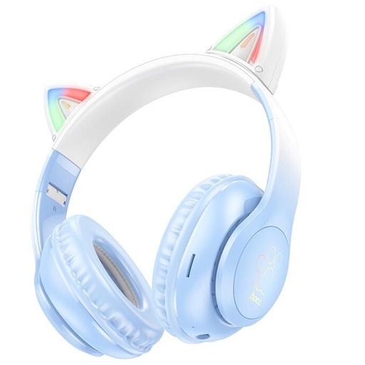 [4010102281] Hoco W42 Auricular Cat ears Bluetooth Crystal Blue