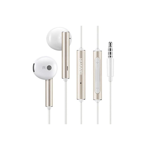 [4010101349] HUAWEI AM116 AURICULAR C/MICRÓFONO 3.5mm WHITE/GOLD