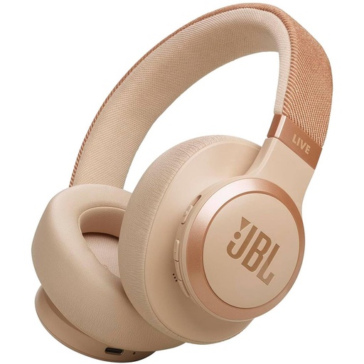 [4010102257] JBL Live 770NC Auricular Cancelación Ruido Bluetooth Sandstone