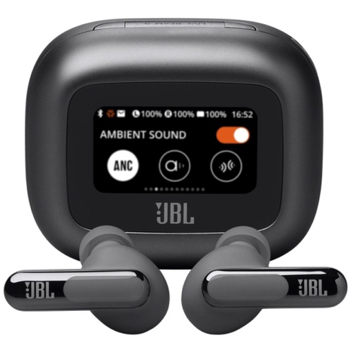 [4010102393] JBL Live Beam 3 Auricular Bluetooth con Cancelación de Ruido y pantalla Negro