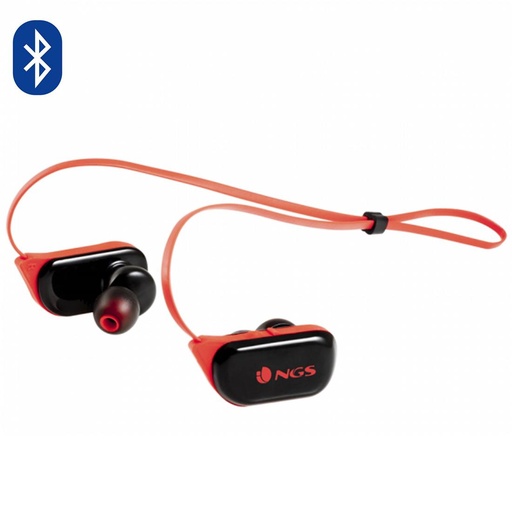 [4010100113] NGS Artica Ranger Auricular Bluetooth Rojo