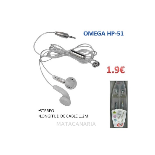 [4010100120] OMEGA HP-51 AURICULAR