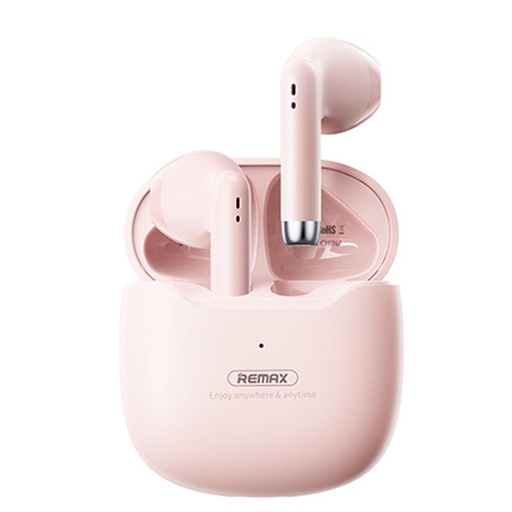 [4010102186] Remax TWS-19 Marshmallow Series True Wireless Stereo Earbuds Rosa