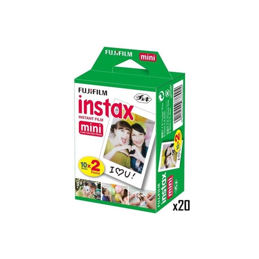 [4020300013] FUJIFILM Papel Fotográfico INSTAX MINI BIPACK (2X10)