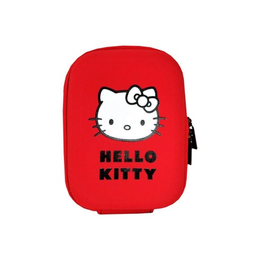 [4090300262] FUNDA HELLO KITTY PARA CÁMARA RED