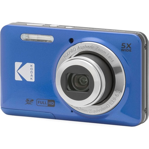 [4090100852] Kodak Pixpro FZ55 Cámara Digital 16 MPx con Batería de Litio Azul + Funda Regalo