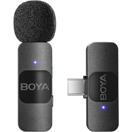 [4030900040] BOYA BY-V10 Micrófono Lavalier Inalámbrico con conexión Usb-C