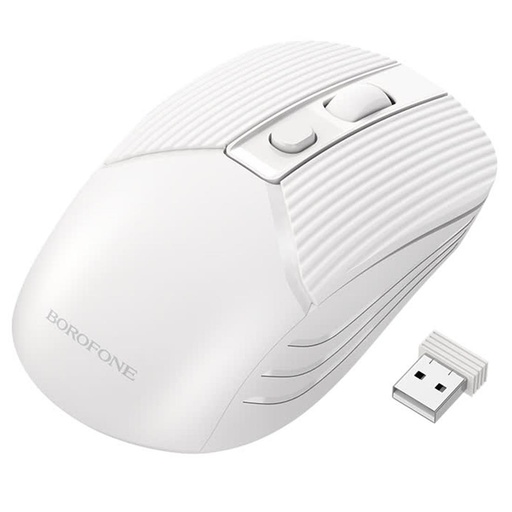 [4030400298] Borofone BG5 2.4G Ratón Inalámbrico Business Blanco