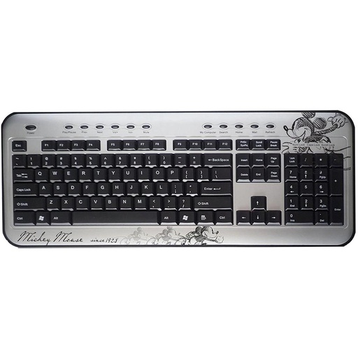 [4030400038] Teclado Mickey Mouse DISNEY KB-821 teclado multimedia