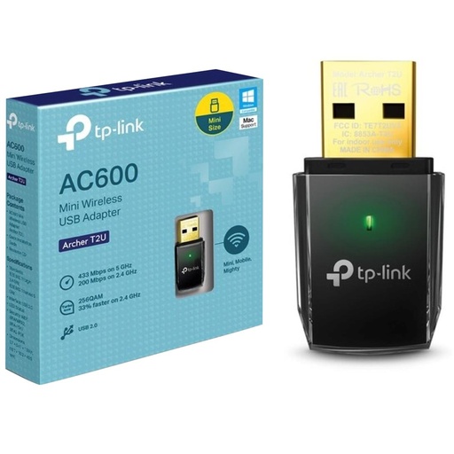 [4030400393] Tp-Link Archer T2U 3.0 Adaptador Wifi USB