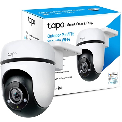 [4090100839] Tp-Link Cámara Vigilancia Exterior Wifi 1080P 360º IP65 (Tapo C500)