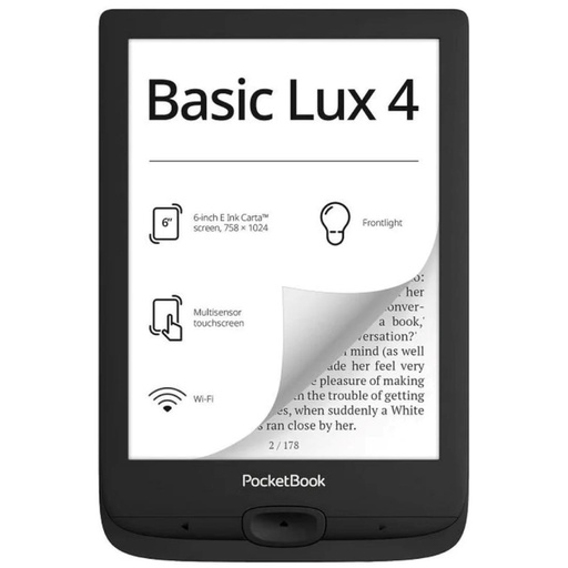 [4030100813] Pocketbook Basic Lux 4 Libro Electrónico 6" Táctil Wifi