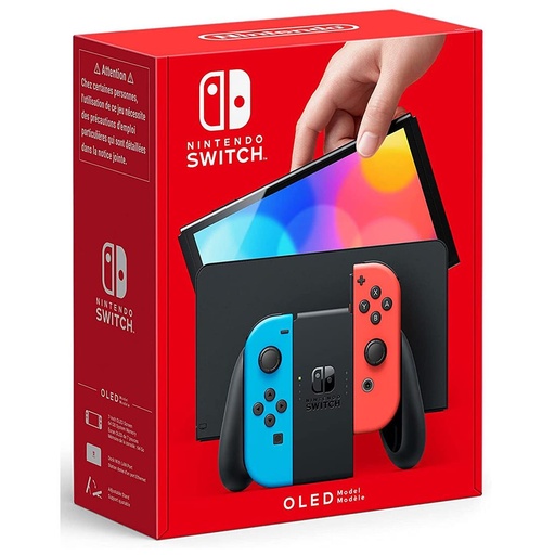 [4060200080] Nintendo Switch Oled Azul/Roja