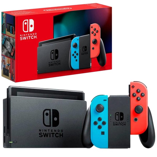 [4060200154] Nintendo Switch V2 Consola Neón Azul/Rojo