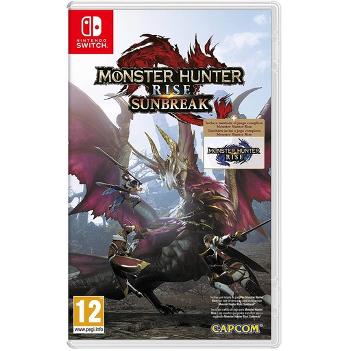 [4060200131] Nintendo Monster Hunter Rise Sunbreak -Juego para Switch