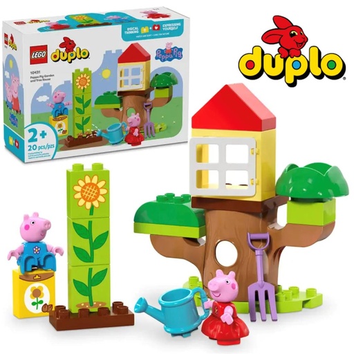 [4060500201] LEGO 10431 Jardín y Casa del Árbol de Peppa Pig