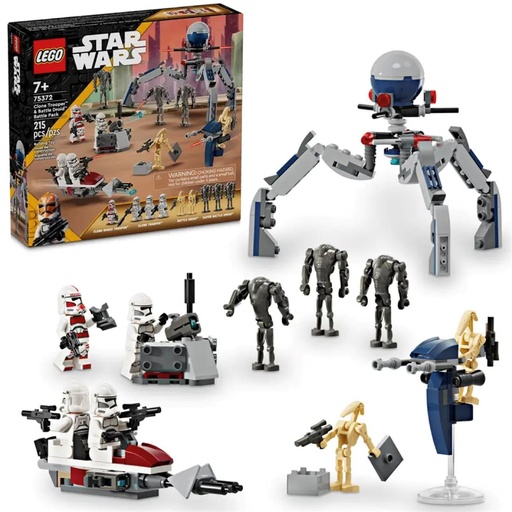 [4060500239] LEGO 75372 Pack de Combate: Soldado Clon y Droide de Combate