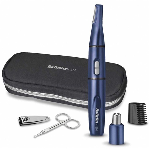 [4070300088] Babyliss 7058PE Naricero con accesorios 5 in 1 Azul