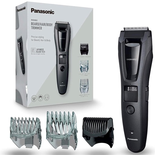 [4070200439] Panasonic ER-GB62-H503 Barbero 3 Peines Negro