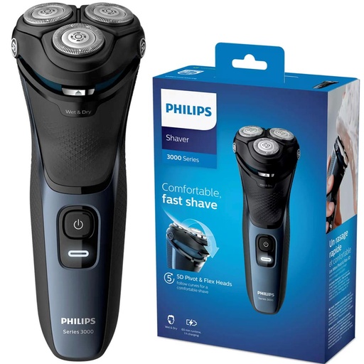 [4070200452] Philips Afeitadora S3134/51 Seco y Húmedo Recargable