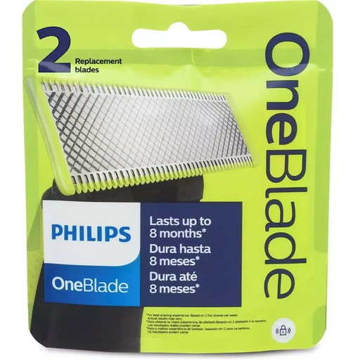 [4070200480] Philips QP-220/51 OneBlade Cuchilla Pack 2 Unid