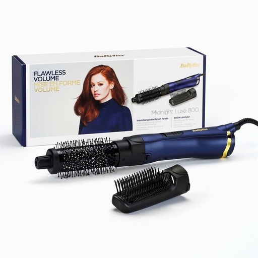 [4070400141] Babyliss AS84PE Cepillo de Aire Midnight Luxe 800W