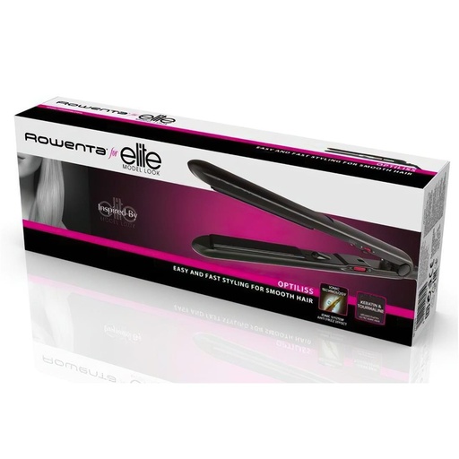 [4070400122] Rowenta SF3232F0 Plancha de Pelo Optiliss Ionica Elite Negra