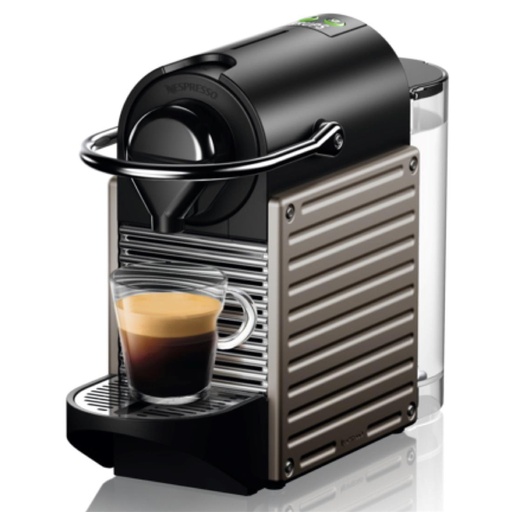 [4071000042] Krups XN304T Cafetera Nespresso Pixie 19 Bares Gris Titanio