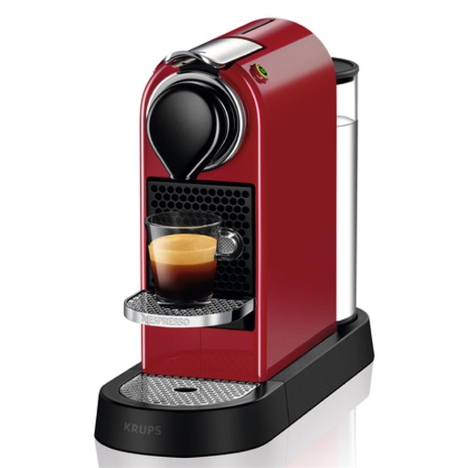 [4071000043] Krups XN7415ECO Cafetera Nespresso Citiz Rojo