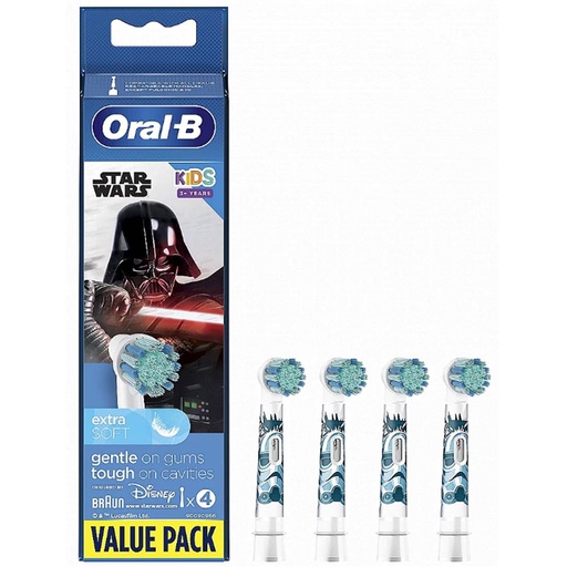 [4071600045] Braun Oral-B EB10S (4) Repuesto Kids StarWars