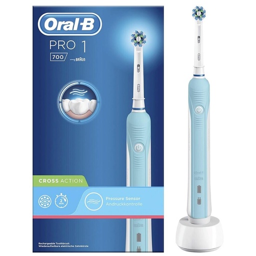 [4071600091] Braun Oral-B Pro 1 700 Cepillo Eléctrico Cross Action (D16.513.1U)