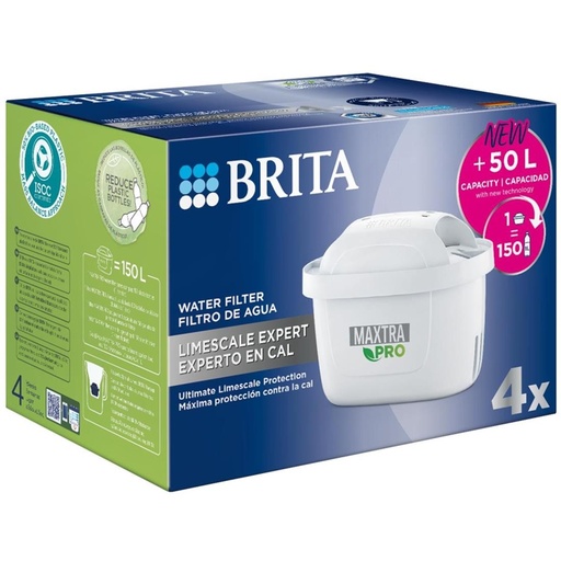 [4070500117] Brita Filtro Pack de 4 Maxtra Pro Experto en Cal