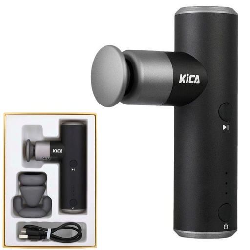 [4070500129] Kica Mini 2 Pistola de masaje compacta 3.000 rpm con 3 Cabezales